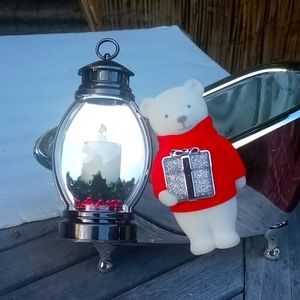 Wallflowers Plug in Oil Christmas Nightlight diffusers ~ Polar Bear & Lantern